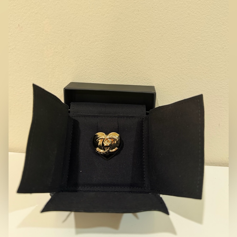 Chanel Black Box with White Logo